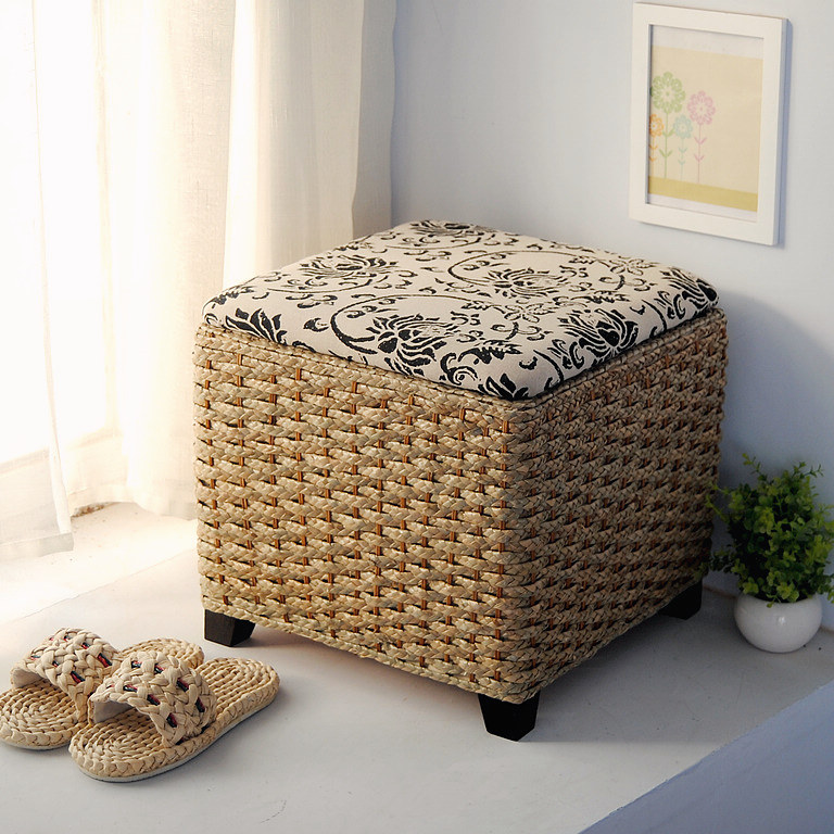 Northern Europe Simplicity Rattan Storage stool Storage stool Storage box Shoe changing stool Fangdeng Shoes stool Low stool Foot stoolin the Storage consolidation , Home Storage appliances , Stool category - from Buy2taobao.com to provide professional Taobao agent buy service