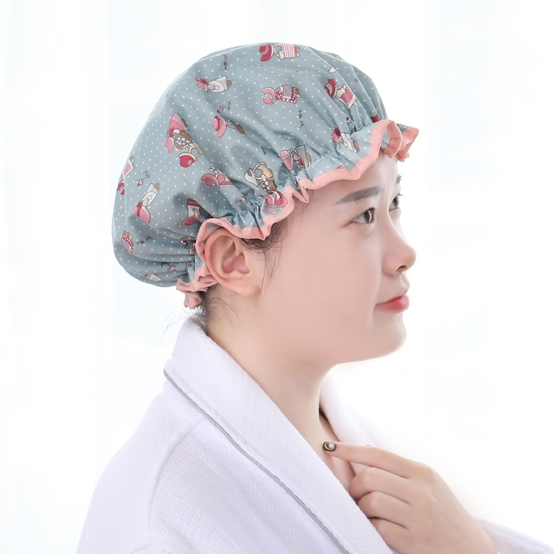 take a shower Shower cap Cartoon lovely Ladies waterproof household Anti-oil Cap kitchen Hat take a shower adult Bathing capin the Family/Personal Cleaning Tools , Personal care cleaning appliances , Shower cap category - from Buy2taobao.com to provide professional Taobao agent buy service