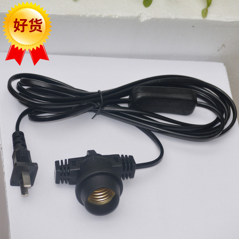 waterproof Lampholder power cord switch wire e27 Screw a chandelier Light port led Lamp with plug wire Bqb4nIO32lin the Decoration main material , Lamps , Lighting Accessories category - from Buy2taobao.com to provide professional Taobao agent buy service