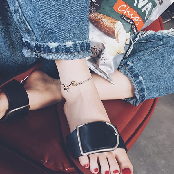 .Versatile Fashionable Anklet Ankle Flat shoes temperament Ladies grapplers Ankle Anklet Shallow mouth Foot ringin the Accessories/Fashion Jewelry, Anklets category - from Buy2taobao.com to provide professional Taobao agent buy service