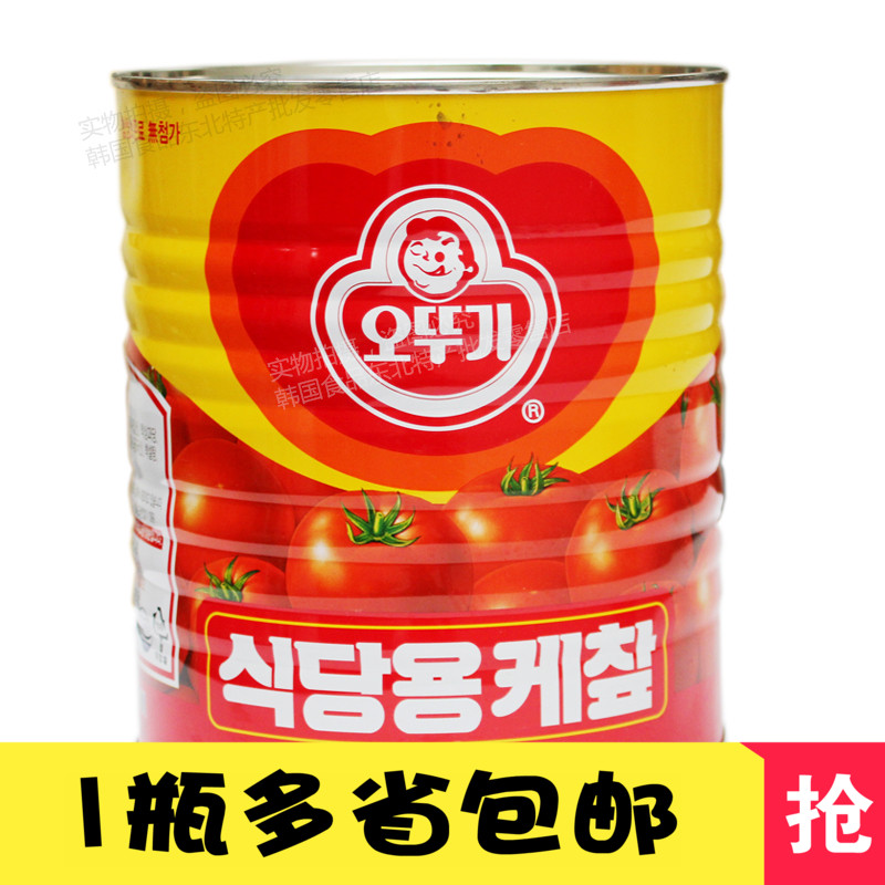 T包邮韩国进口不倒翁番茄酱3.3kg奥土基番茄沙司烘焙料理西红柿酱|msdalam kategori beras/Utara-Selatan barangan kering/perasa, perasa/Jam/salad, sos, Ketchup - dari Buy2taobao.com untuk memberikan perkhidmatan ejen Taobao profesional membeli