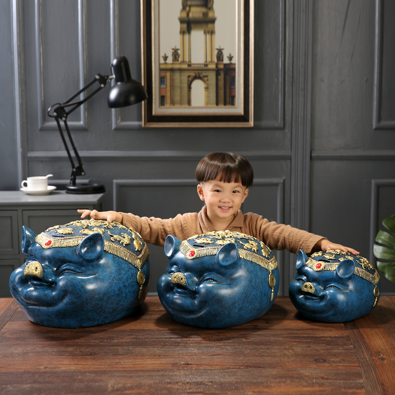 Super large Lucky Cute pig Piggy bank Home Furnishing Decoration originality birthday gift adult children Small change Piggy bankin the Home accessories , Decoration category - from Buy2taobao.com to provide professional Taobao agent buy service