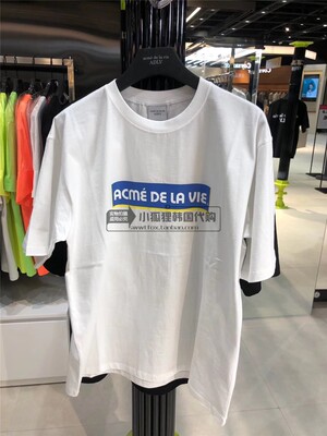 小狐狸海外代购ADLV专柜20年春夏新款圆领百搭字母短袖T恤打底衫