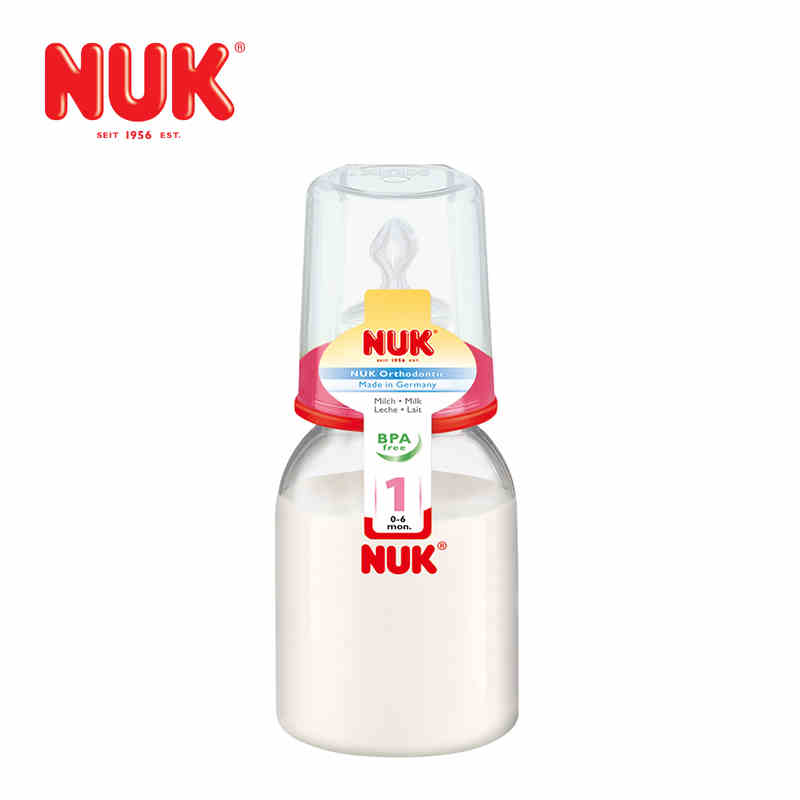 NUK标准口径110ml清色PP奶瓶(带1号0-6个月中圆孔硅胶奶嘴)新生儿|ruв категории подгузник/шампунь/вскармливать/тележка кроватью, рожок/рожок, связанных, рожок - от Buy2taobao.com для оказания профессиональной услуги покупки агента Taobao