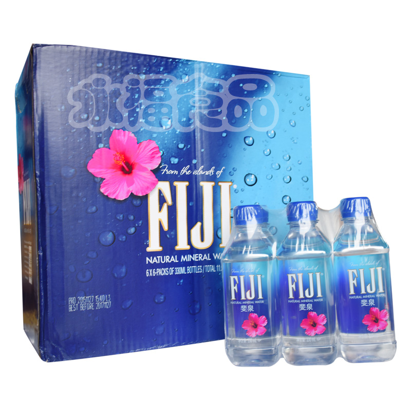 fiji斐泉斐济天然水330ml*36瓶/整箱 进口矿泉水 2019年2月生产在类目 咖啡/麦片/冲饮, 饮料, 矿泉水/纯净水中 - 来自Buy2taobao.com提供专业的淘宝代购服务