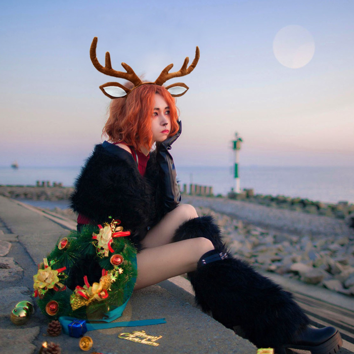 Christmas Mori girl Elk Hair hoop adult children Cosplay Cartoon animal Headdress Antlers Reindeer Head hoopin the Play mode/Anime/Periphery/cos/Board games , Meet/Magic Supplies , Gathering tools/Decoration , Headdress category - from Buy2taobao.com to provide professional Taobao agent buy service