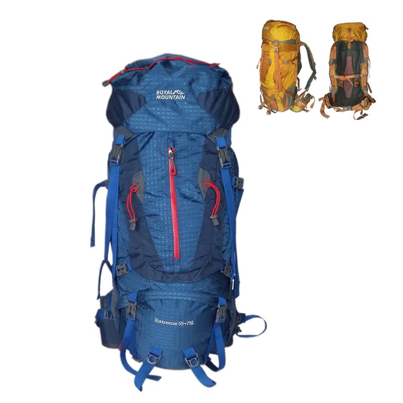 Royal Mountain Outdoor climbing package 75L High-capacity Tear Water splashing Travelling bagin the Sports bag/Outdoor package/Fitting , Backpack category - from Buy2taobao.com to provide professional Taobao agent buy service