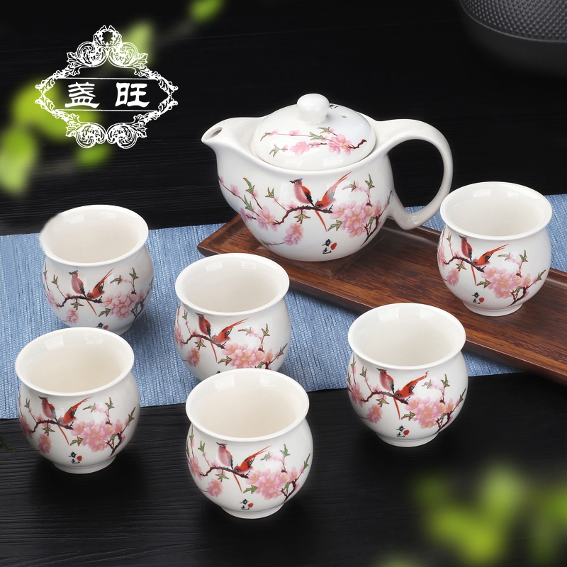 景德镇陶瓷防烫双层功夫茶具茶盘整套青花瓷隔热茶壶大茶杯在类目 餐饮具, 茶具, 功夫茶具中 - 来自Buy2taobao.com提供专业的淘宝代购服务