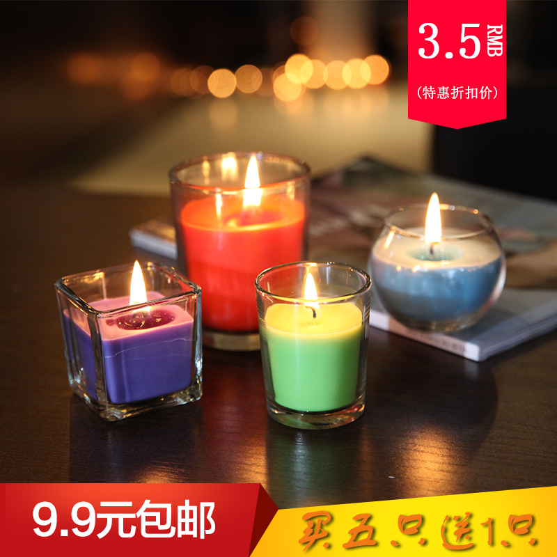 玻璃杯香薰蠟燭 酒店會所制造浪漫生日婚禮 除煙味 玻璃杯蠟燭在類目 節慶用品/禮品, 蠟燭中 - 來自Buy2taobao.com提供專業的淘寶代購服務