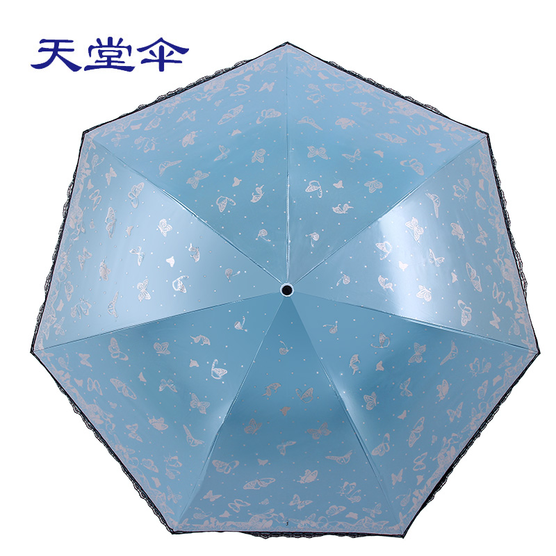 天堂伞33187E蝶舞心动超轻折叠蕾丝花边彩胶遮阳伞晴雨伞|ruв категории начало ежедневно, зонтик/дождь/дождь/водостойкость, зонтик - от Buy2taobao.com для оказания профессиональной услуги покупки агента Taobao