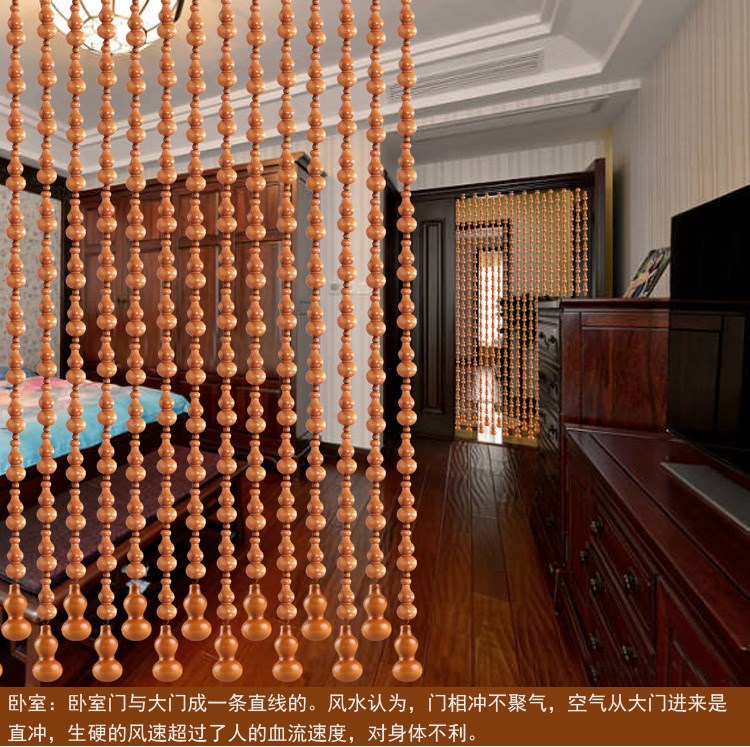 全葫芦桃木珠帘实木门帘隔断帘中国风卫生间卧室玄关客厅吊挂帘子|ruв категории домашний ткань, занавес, занавес и аксессуары, занавес/занавес - от Buy2taobao.com для оказания профессиональной услуги покупки агента Taobao