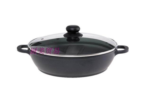 Non stick stew pot Die-cast aluminum Non-stick pot 32CM Shallow Casserole Soup pot Head Frying pan Aluminum Cookwarein the Kitchen/Cooking utensils , Cooking utensils , Cookware/Pot/Kettle , Stockpot category - from Buy2taobao.com to provide professional Taobao agent buy service