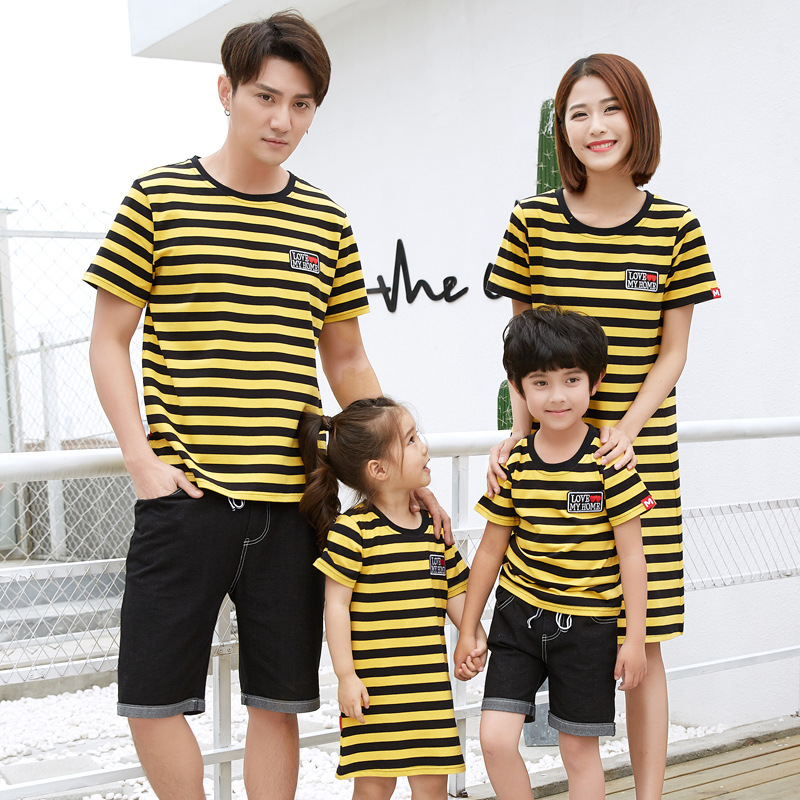 With children Summer wear A Four Full decoration Mother and son Female Women skirt pure cotton Short sleeved T-shirt suitin the Children/Baby/Family fitted , Family fitted/Parenting Fashion category - from Buy2taobao.com to provide professional Taobao agent buy service