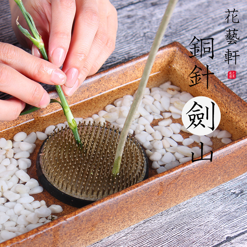 日式剑山插花器清仓包邮加密禅意插花底座工具铜针中式插花花器|msdalam kategori penghantaran bunga/bunga simulasi/tumbuhan berkebun, Gardening Supplies, Peralatan Perkebunan lain - dari Buy2taobao.com untuk memberikan perkhidmatan ejen Taobao profesional membeli
