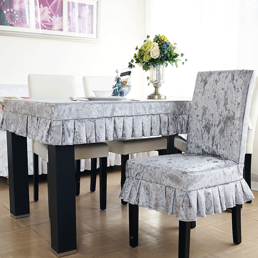 high-grade Ice Conjoined chair Chair sets dust cover Nail enhancement Tables and chairs Table covers Table flag Silver grey Customizedin the Home Fabric , Table cloth , Wallpaper/Table flag/Table and chair sets/Cushion category - from Buy2taobao.com to provide professional Taobao agent buy service