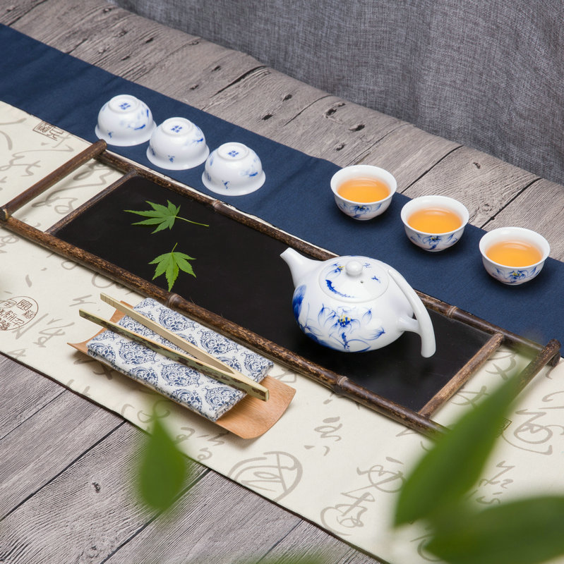 Weiyang Bamboo mat Tea Service Cup holder Bamboo Tea Tray To fake something antique Original bamboo tea tablein the Tableware , Tea set , Tea tray category - from Buy2taobao.com to provide professional Taobao agent buy service