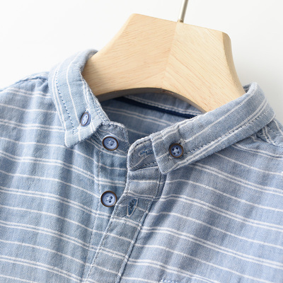 软趴趴好舒服 学院风 儿童纯棉衬衣 男童女童长袖衬衫 中大童
