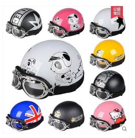 Korean Edition Halley Electric Motorcycle Helmet summer men and women Half helmet Four seasons currency safety hat Street Fashionin the Motorcycle/Equipment/Fitting , Motorcyclist equipment , Motorcycle Helmets category - from Buy2taobao.com to provide professional Taobao agent buy service