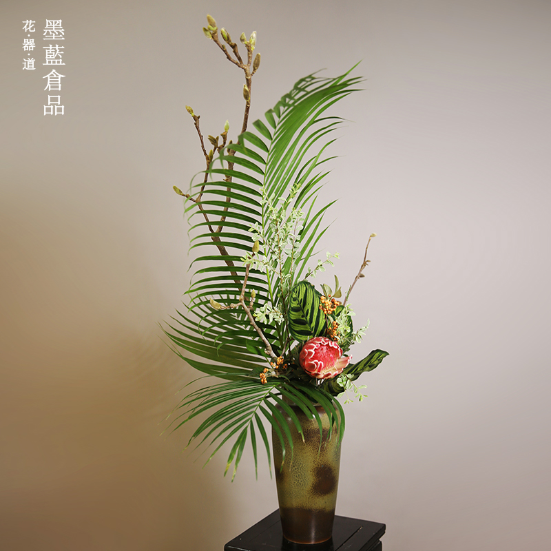 The Chinese people Flower art Floral device vase ceramics manual Buddhist mood Retro Chinese style flower arrangement Containers Japanese Ikebanain the Flower delivery/Flowers simulation/Plants gardening , Vase/Flower/Flowerpot/Flower (New) , Vase category - from Buy2taobao.com to provide professional Taobao agent buy service