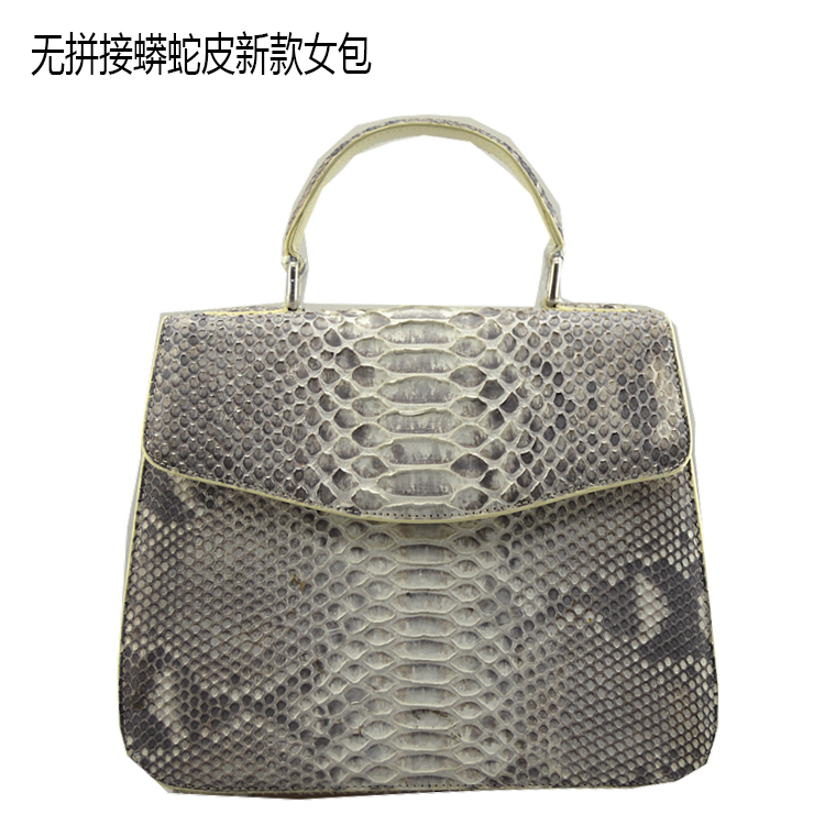 无拼接蟒蛇皮女包真皮女士手提包单肩斜挎晚宴女包高档真皮包大包在类目 箱包皮具/热销女包/男包, 女士包袋中 - 来自Buy2taobao.com提供专业的淘宝代购服务