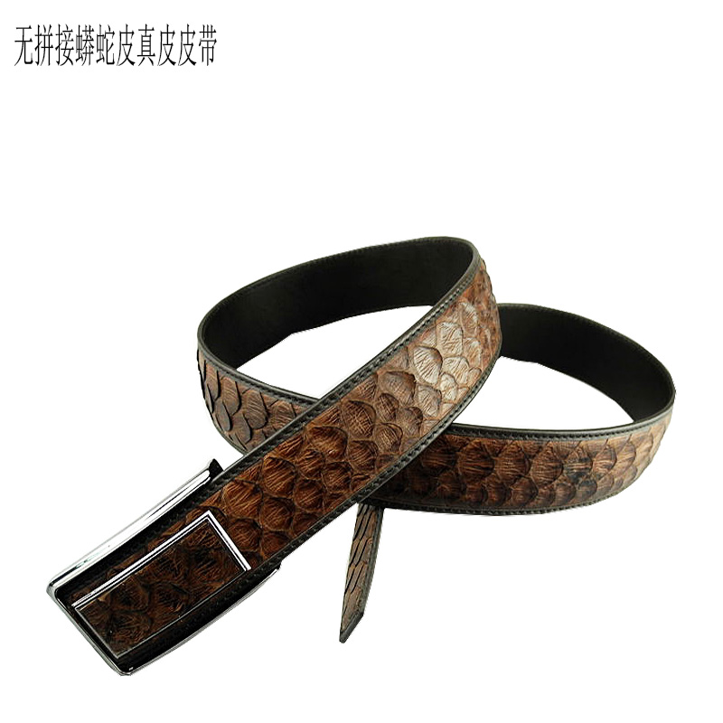 无拼接蟒蛇皮皮带 高档真皮男士休闲商务腰带 裤带整条无拼接皮带在类目 服饰配件/皮带/帽子/围巾, 腰带/皮带/腰链中 - 来自Buy2taobao.com提供专业的淘宝代购服务