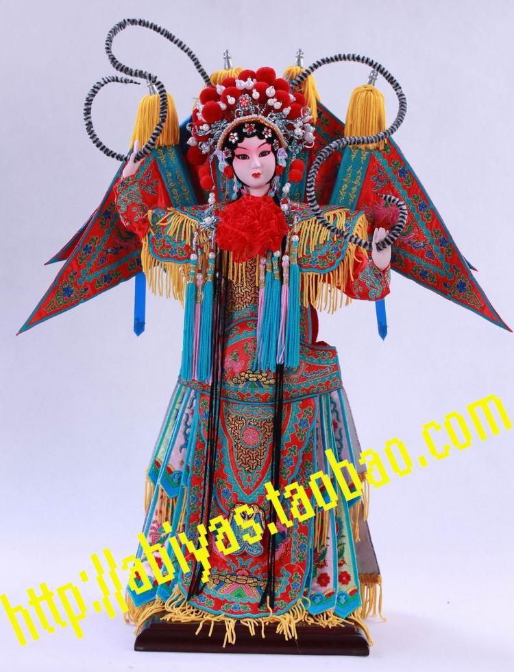 Beijing Silk person Chinese style Handicraft characteristic business affairs gift foreign affairs Gift abroad 20 Inch Mu Guiyingin the Arts and crafts , Folk arts and crafts Features , Silk person category - from Buy2taobao.com to provide professional Taobao agent buy service