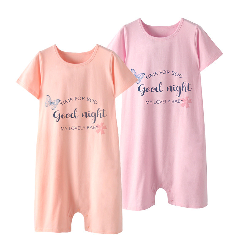 baby Light and thin Conjoined pajamas CUHK Parenting children Home Furnishings girl Boy Short sleeved shortsin the Children/Baby/Family fitted , Children tracksuit , Tracksuit leotard category - from Buy2taobao.com to provide professional Taobao agent buy service