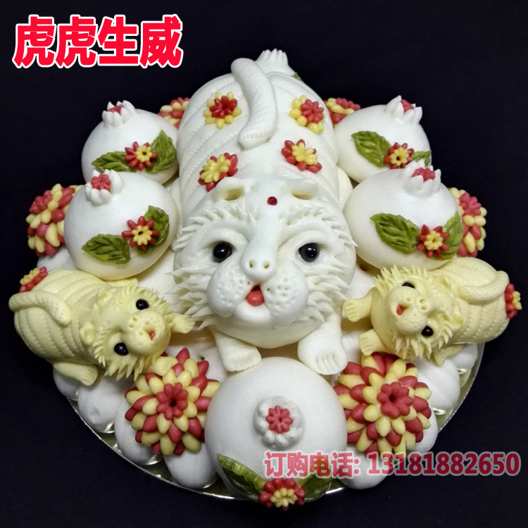 Shandong Pastry Momo the elderly Child children The age of One hundred days birthday Peach-Shaped Mantou Steamed buns Zodiac Tigerin the Snacks/Nuts/Specialty , Pastry/Dessert , Traditional cakes category - from Buy2taobao.com to provide professional Taobao agent buy service