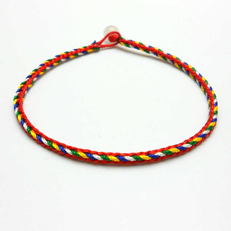 Turn on the light Multicolored rope Bracelet Ping An buckle Transport Multicolored lines Hand rope Year of fate Exorcise evil spirits Colored lines Hand ropein the Accessories/Fashion Jewelry, Bracelets category - from Buy2taobao.com to provide professional Taobao agent buy service
