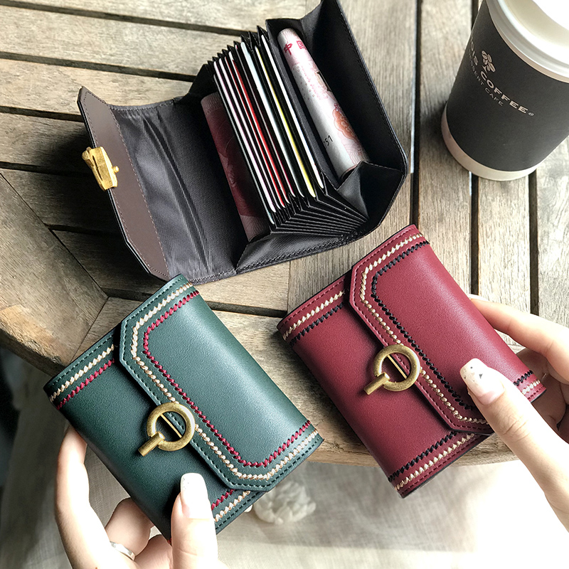 genuine leather Card package Multi-bit cards lovely Small Simplicity ultrathin capacity lady Organ 2019 New fashionin the Leather/Lady bags/Men's bag, Card package category - from Buy2taobao.com to provide professional Taobao agent buy service