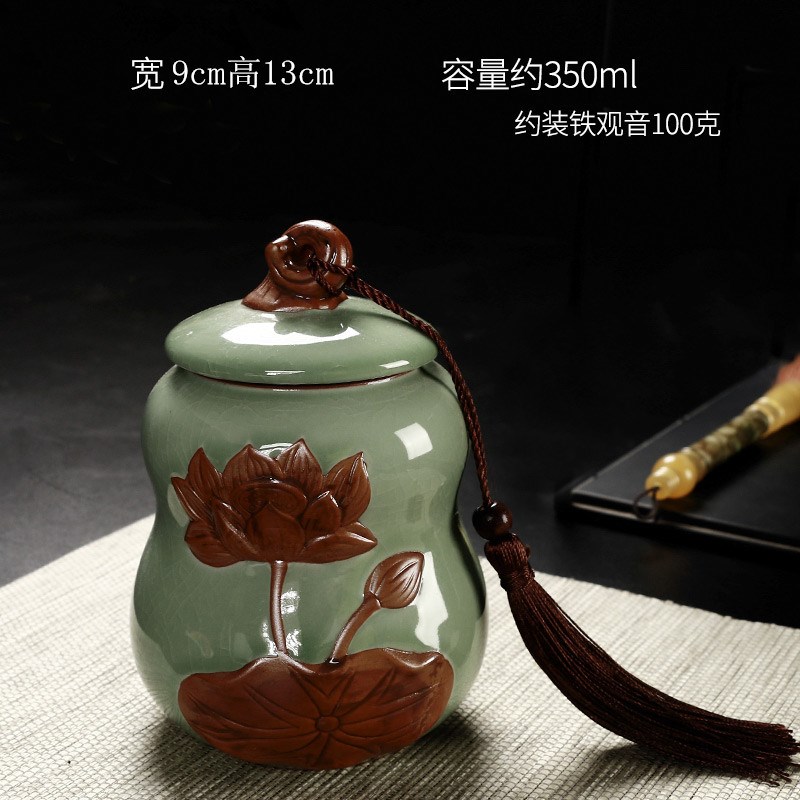 茶叶罐陶瓷罐青瓷紫砂茶罐装茶叶盒红茶绿茶包装盒密封罐小号茶盒在类目 餐饮具, 茶具, 茶叶罐中 - 来自Buy2taobao.com提供专业的淘宝代购服务