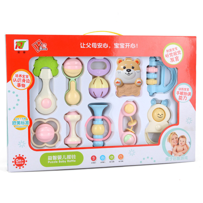 Infants Puzzle Toys newborn men and women baby 0-3-6-18 The age of Rattle Teether Gift box packagingin the Toy/Childs/Puzzle/Building block/Model , Child Bell/Cloth Play/Appease toys , Rattles category - from Buy2taobao.com to provide professional Taobao agent buy service