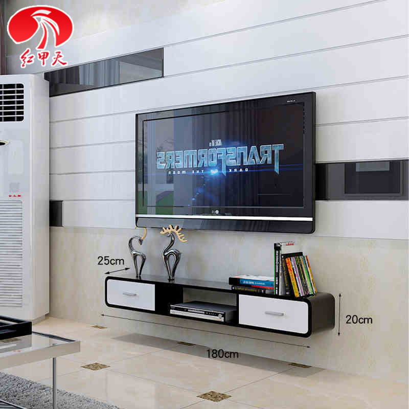Paint Wall hanging TV cabinet Modern simplicity Rounded top boxes DVD Shelf Small apartment TV wall suspension Shelfin the Residential furniture , Cabinet , TV cabinet category - from Buy2taobao.com to provide professional Taobao agent buy service