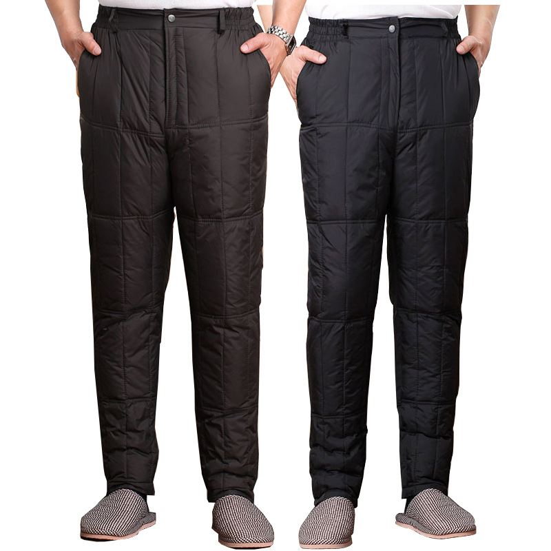 2018 Autumn and winter Middle and old age Men's Down pants Domestic and foreign Dad installed thickening keep warm Warm pantsin the Men's clothing, Down pants category - from Buy2taobao.com to provide professional Taobao agent buy service