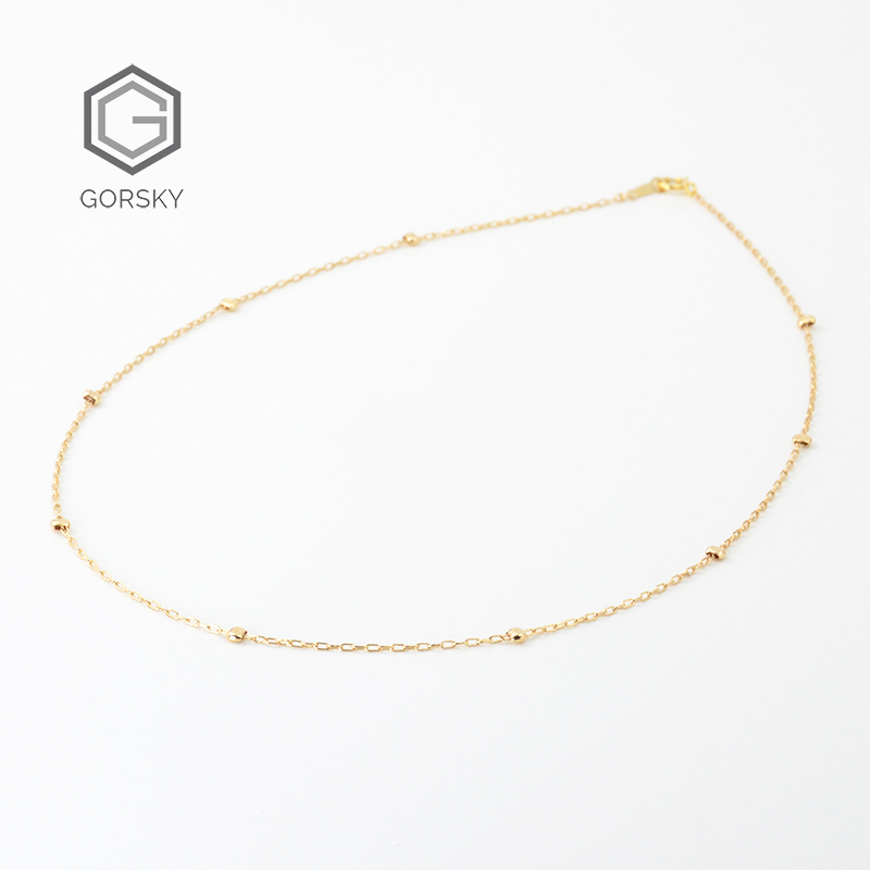 ins customized 14K Cover with gold leaf Necklace have cash less than that is registered in the accounts Simplicity temperament Cold Generous personality chic Thin models clavicle chainin the Accessories/Fashion Jewelry, Necklace category - from Buy2taobao.com to provide professional Taobao agent buy service