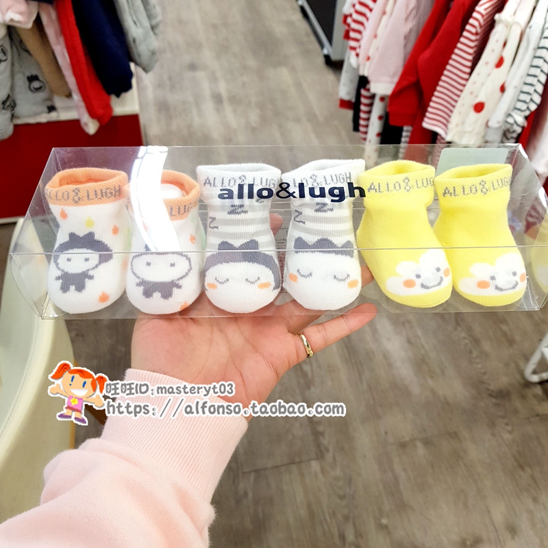 韩国童装正品代购allo lugh阿路和如19春装新生儿袜套AAII6KO166在类目 童装/婴儿装/亲子装, 儿童袜子(0-16岁)中 - 来自Buy2taobao.com提供专业的淘宝代购服务