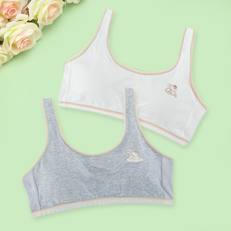 Teenagers junior middle school student Vest girl Sports Bra High school girls Developmental stage Underwear 14-15-16 yearin the Lingerie/Men's underwear/Tracksuit , Bra category - from Buy2taobao.com to provide professional Taobao agent buy service