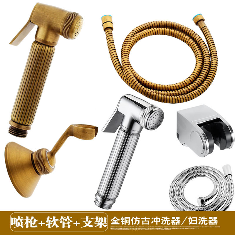 仿古铜洗衣机龙头增压花洒喷头洁身复古妇洗器马桶喷枪冲洗器水枪在类目 家装主材, 卫浴用品, 净身妇洗器中 - 来自Buy2taobao.com提供专业的淘宝代购服务