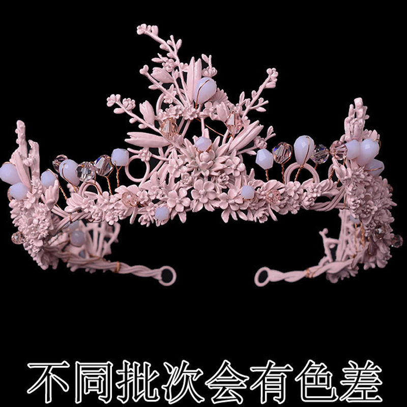 兒童大號粉色公主皇冠花朵發飾女童模特走秀禮服配飾頭飾王冠發箍在類目 童裝/嬰兒裝/親子裝, 兒童配飾, 髮飾中 - 來自Buy2taobao.com提供專業的淘寶代購服務