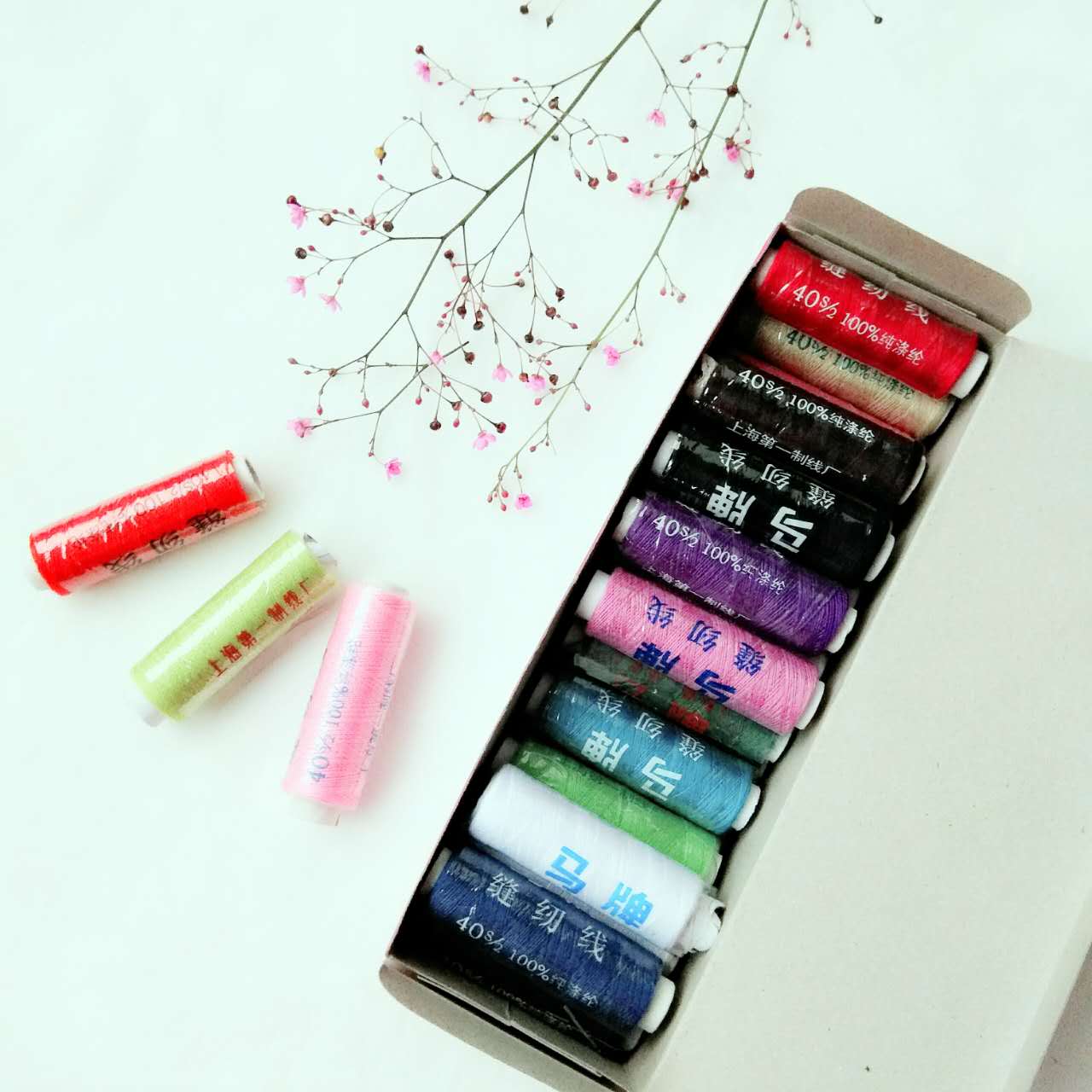 household Sewing thread suit colour Hand stitching box-packed Sewing thread black and white Needlework clothes Sewing thread Hand linesin the Home Fabric , Sew DIY Material,Tools and finished products , Line category - from Buy2taobao.com to provide professional Taobao agent buy service