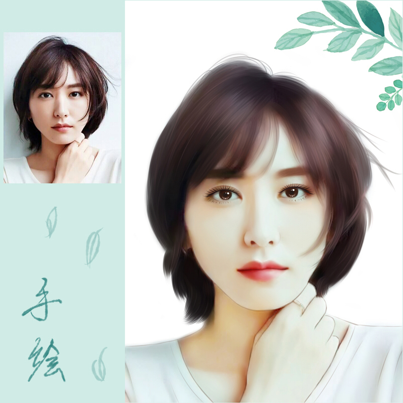 真人照片转手绘ps 人物画像 手绘 定制 唯美风 电脑绘图订做 半身在类目 个性定制/设计服务/DIY, 日用/装饰定制, 手绘真人漫画/画类定制中 - 来自Buy2taobao.com提供专业的淘宝代购服务