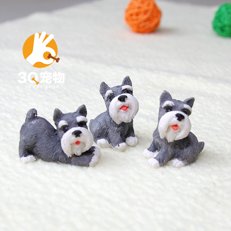 3Q定制 迷你树脂狗狗宠物桌面摆件 雪纳瑞 1只 4色|msdalam kategori haiwan peliharaan/makanan haiwan dan bekalan, Haiwan pakaian dan aksesori, Aksesori lain-lain - dari Buy2taobao.com untuk memberikan perkhidmatan ejen Taobao profesional membeli