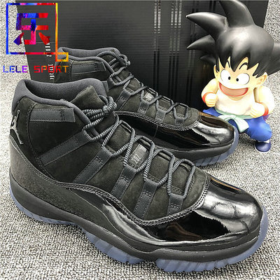 air jordan 11 blackout aj11乔11 黑伽马蓝黑武士纯黑378037-005