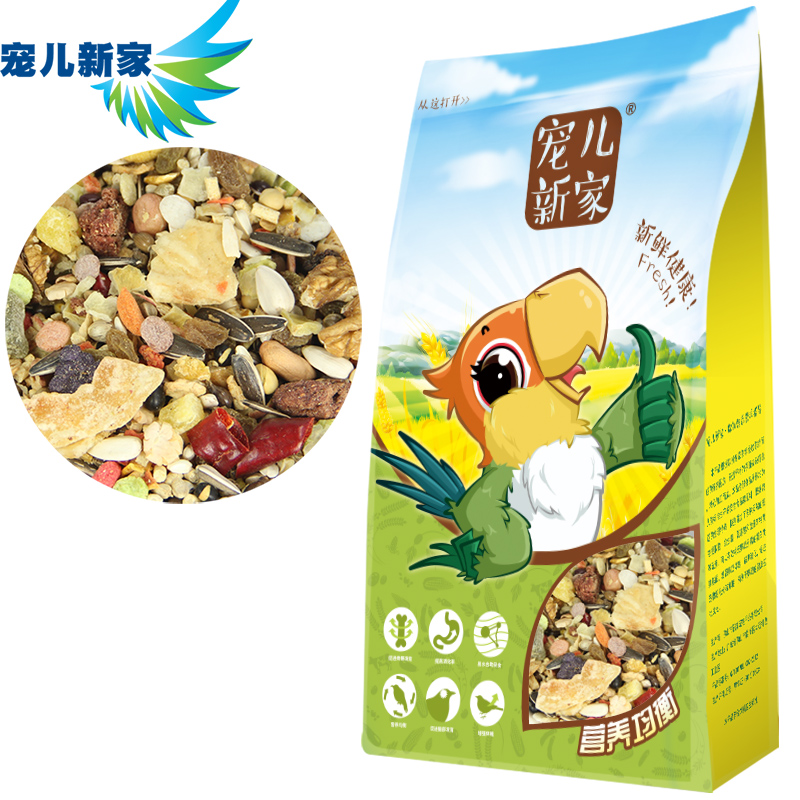 宠儿新家中大型鹦鹉营养粮500g 金刚 灰鹦鹉 鹦鹉粮 鸟食鸟粮饲料在类目 宠物/宠物食品及用品, 鸟类及用品, 鸟食中 - 来自Buy2taobao.com提供专业的淘宝代购服务