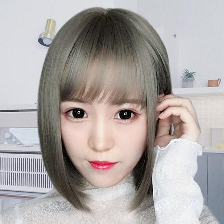 網紅假發女齊劉海短直發假發套帥氣BOBO頭短發假發波波頭假發套在類目 美髮護髮/假髮, 假髮, 整頂假髮中 - 來自Buy2taobao.com提供專業的淘寶代購服務