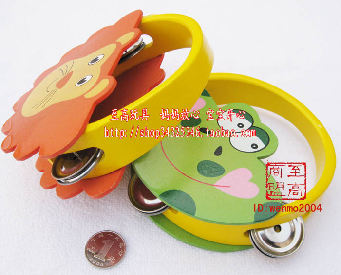 Preschool recommended Cartoon tambourine Bell Animal bell Color tambourine Infants Music aidsin the Toy/Childs/Puzzle/Building block/Model , Musical toy/Children's Musical Instruments , Bell musical instruments category - from Buy2taobao.com to provide professional Taobao agent buy service