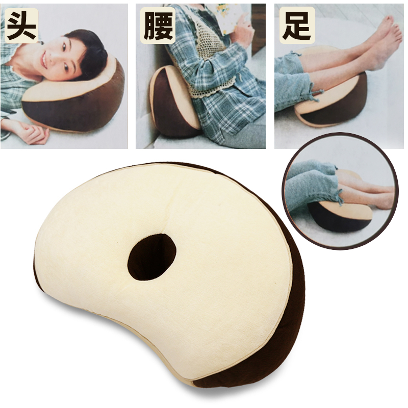 Office Cushion Slow rebound multi-function Lumbar pillow Half-moon pregnant woman Lumbar pillow sofa backrestin the Home Fabric , Pillow/Pillow category - from Buy2taobao.com to provide professional Taobao agent buy service