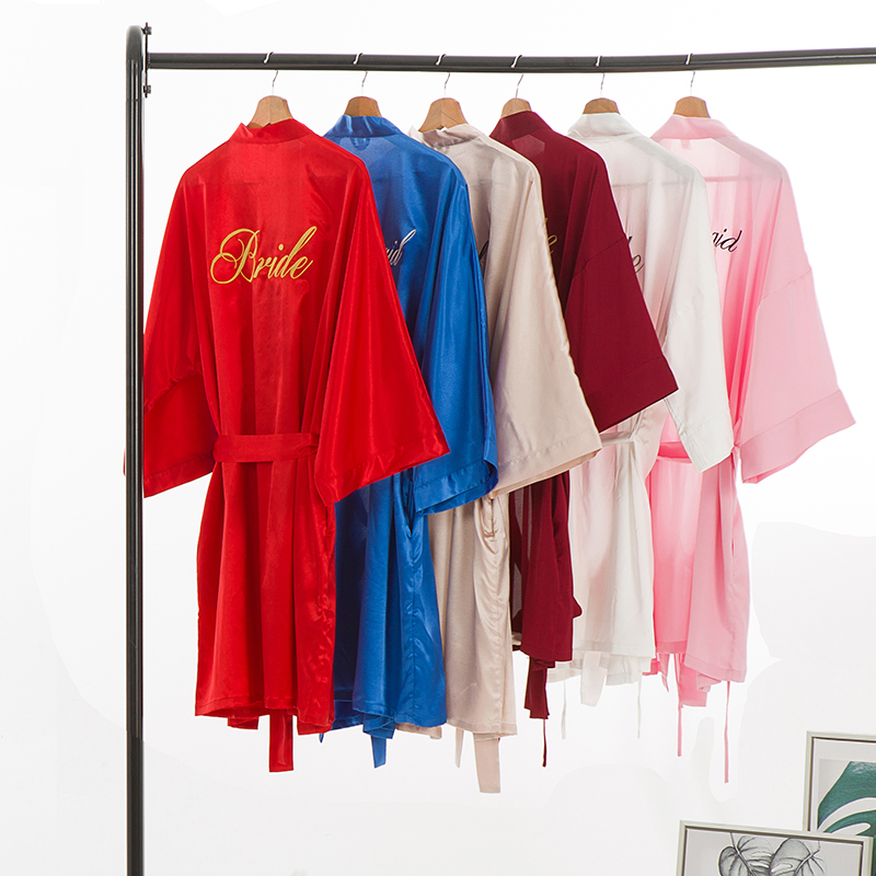 Morning Gown Custom wedding dressing gown bride Bridesmaid dressing gown customized A bride in a morning gown Wedding Weddingin the Festive supplies/Gift , Other Festival Gifts category - from Buy2taobao.com to provide professional Taobao agent buy service