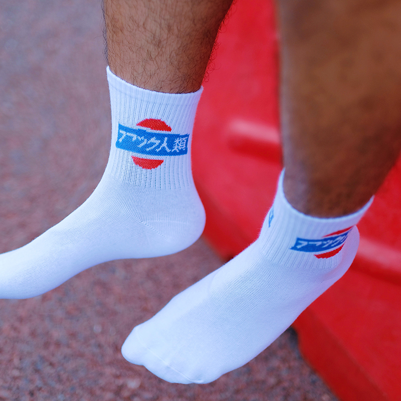 yoyolab Shaddock and pomelo products 19 new pattern Japanese printing White Sox College wind sexy Medium hose Sports socksin the Sports bag/Outdoor package/Fitting , Sports Socks category - from Buy2taobao.com to provide professional Taobao agent buy service