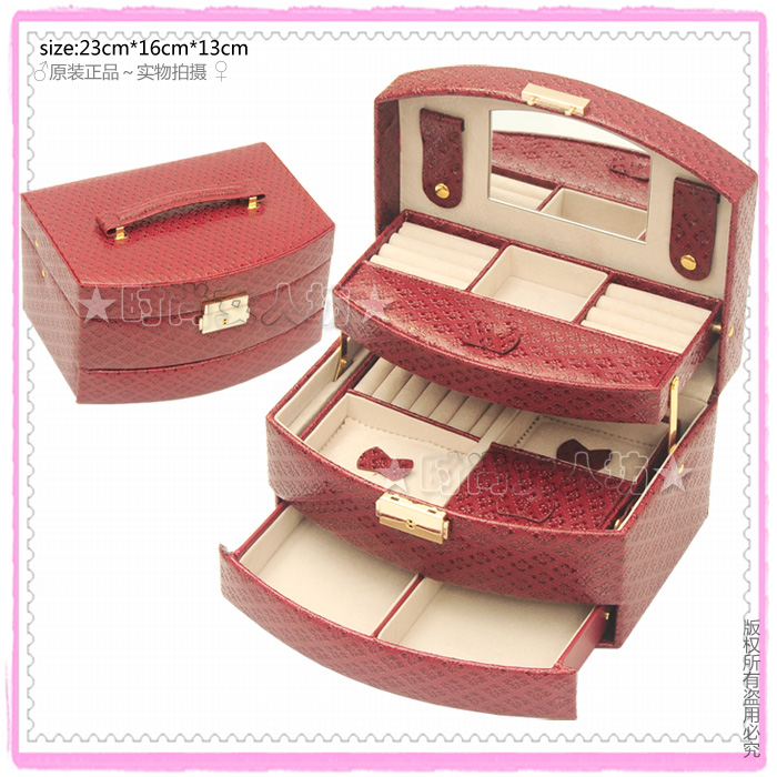 Jewelry storage box princess European style Dressing classic three layers Picture Jewelry box T014in the Accessories/Fashion Jewelry, Jewelry storage , Jewelry Box category - from Buy2taobao.com to provide professional Taobao agent buy service
